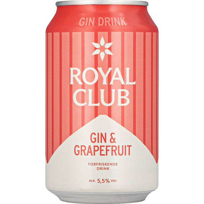 Cocktail m. gin og grapefrugt