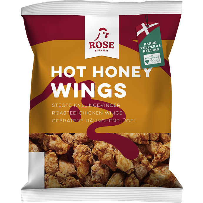 Hot wings m. honning
