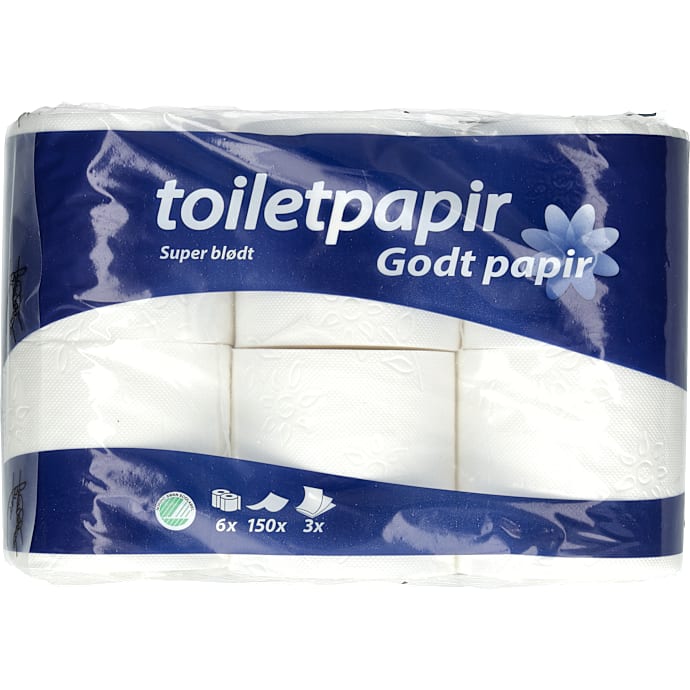 Toiletpapir 3-lags
