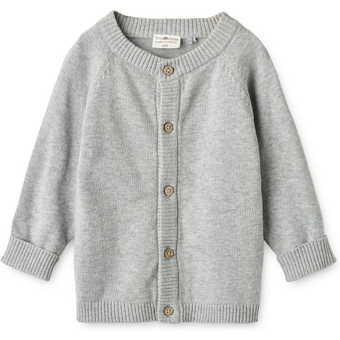 Tiny One baby cardigan str. 80 grå
