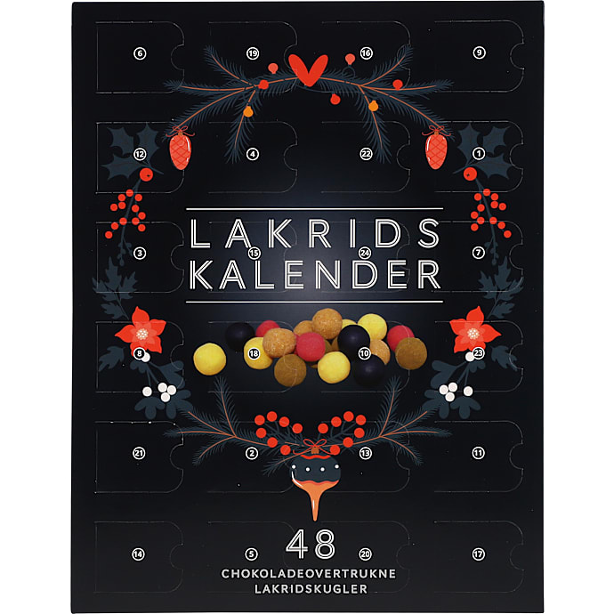 Julekalender m. lakridskugler