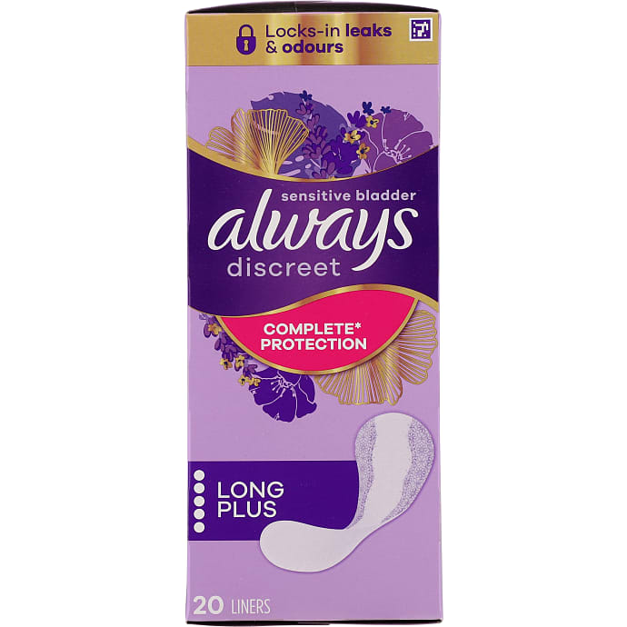 Always Discreet Long Plus Trusseindlæg 20 stk
