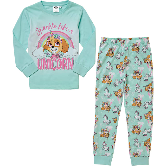 Paw Patrol børne pyjamas str. 86/92 - lyseblå