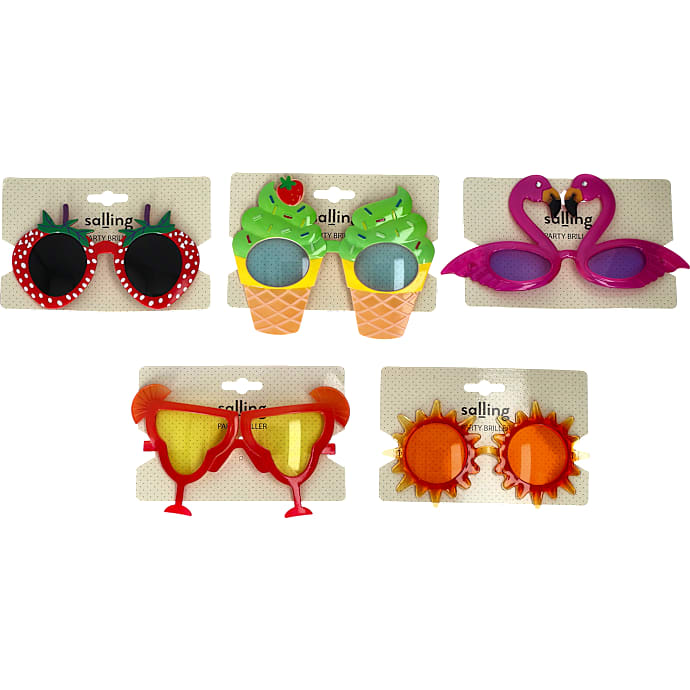 Sommer partybriller assorteret