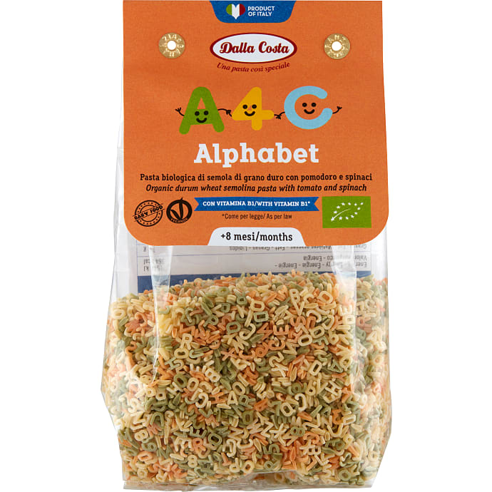 Dalla Costa Alfabetpasta øko