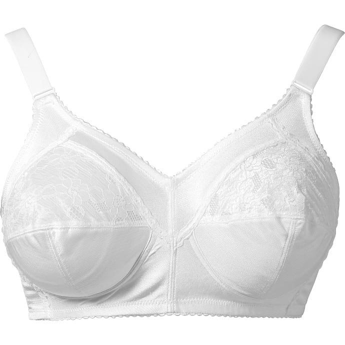 VRS dame BH klassisk fit str. E90 - hvid