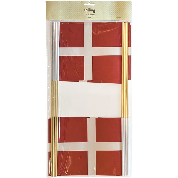 Salling A5 Papirsflag med Træpind