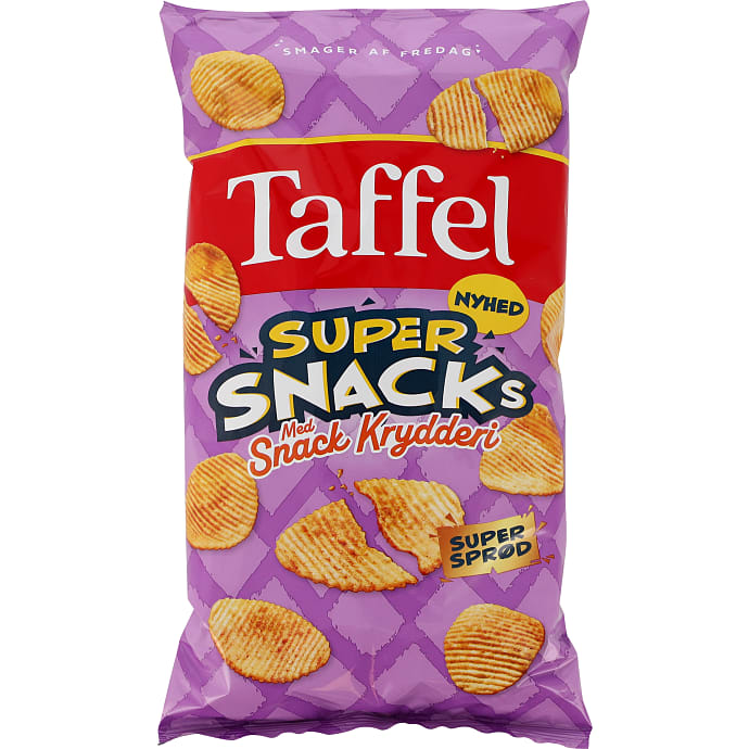 Chips m. snack krydderi