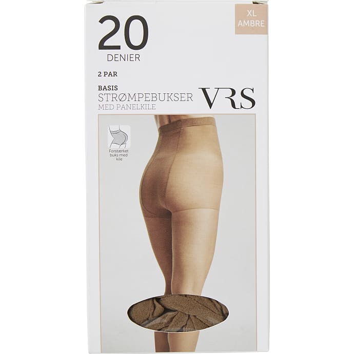 VRS Woman Strømpebukser 2-pak Str. XL