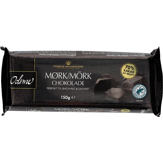 Odense Mørk Chokoladeplade 70% kakao
