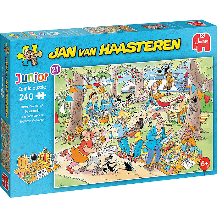 King's Day Market Junior puslespil - 240 brikker – produktbillede