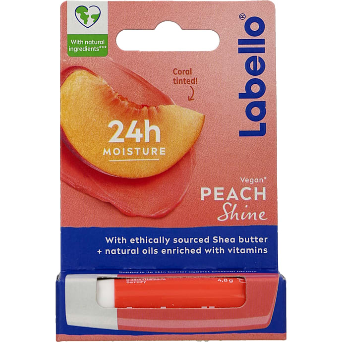 Peach Shine læbepomade m. sheasmør