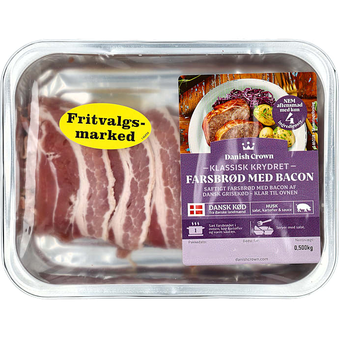 Farsbrød m. bacon