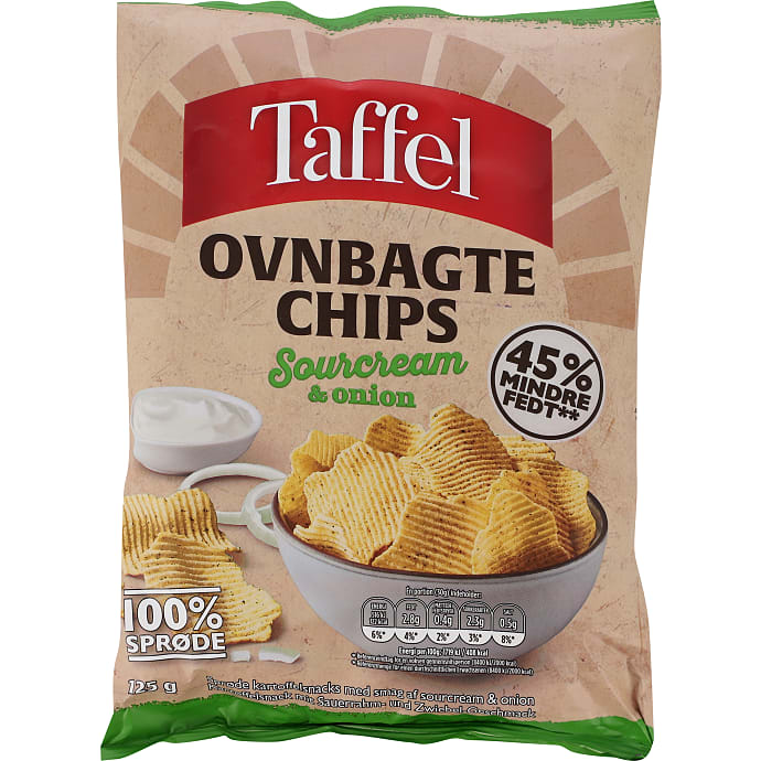Chips m. sour cream & onion