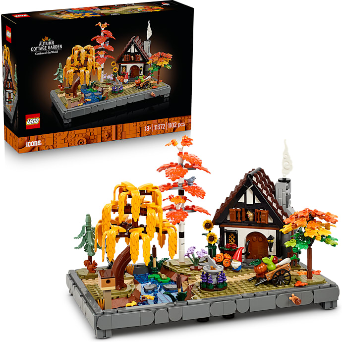 LEGO Icons Efterårshave og Hytte 11372