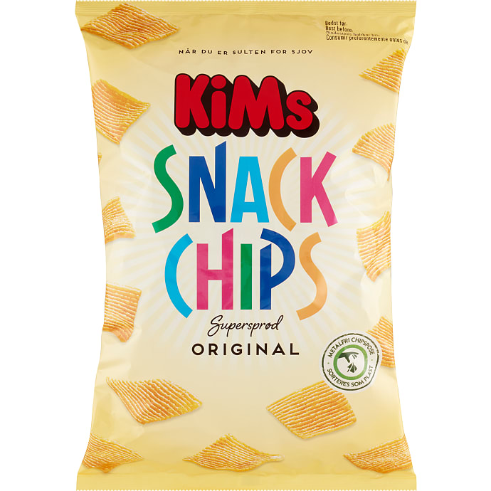 KiMs snack chips krydderi 160 g