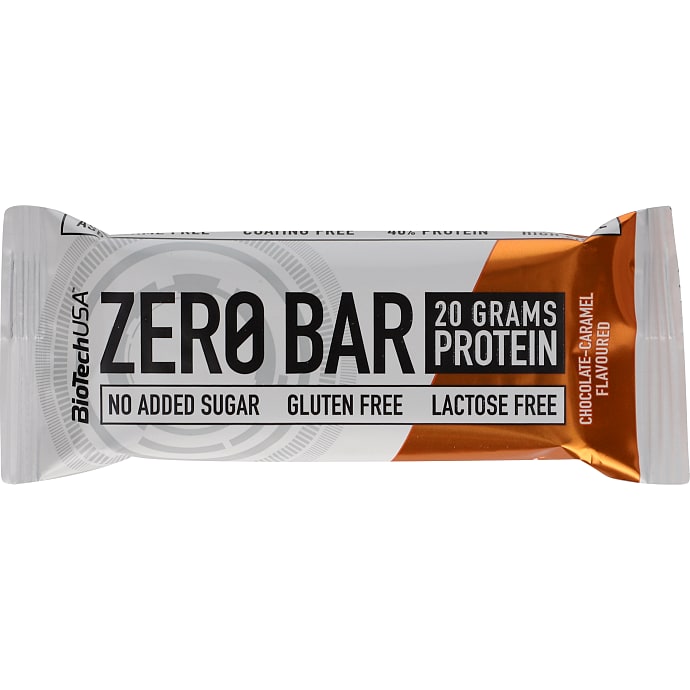 Proteinbar m. karamelsmag u. tilsat sukker