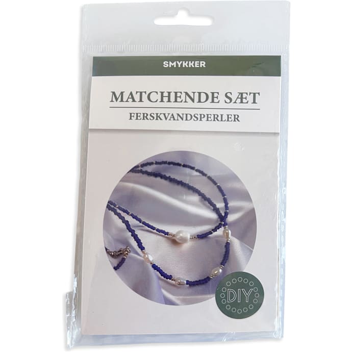 DIY smykkesæt - ferskvandsperler