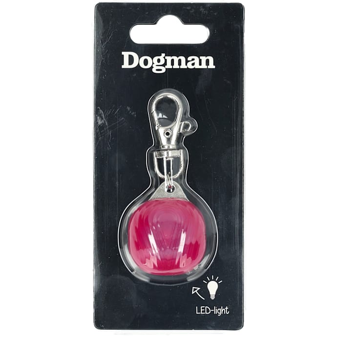 Dogman Hundeblinker med LED pink