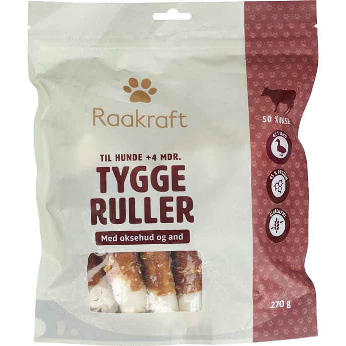 Raakraft Tyggeruller med And