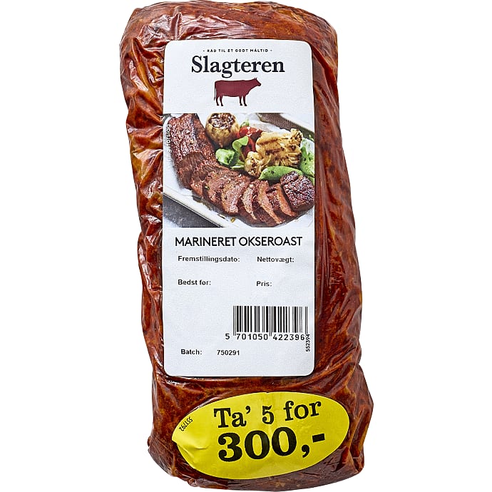 Okseroast m. marinade