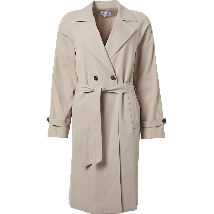 VRS Woman Basic Trenchcoat Str. L Beige