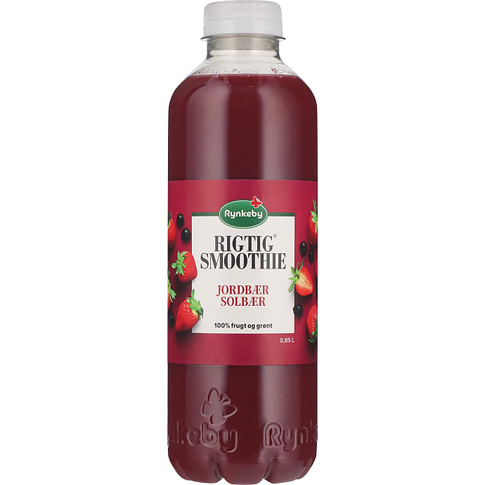 Rynkeby Smoothie Jordbær og Solbær 850 ml
