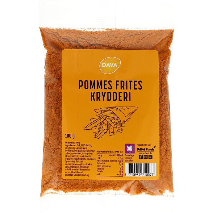 Dava Pommes Frites Krydderi