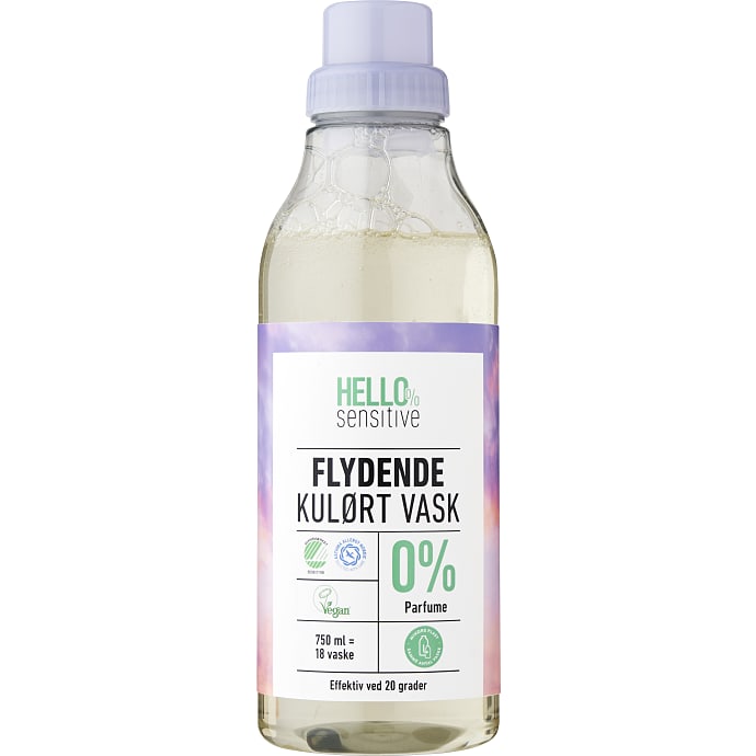 Hello Sensitive Flydende Vaskemiddel 18 stk
