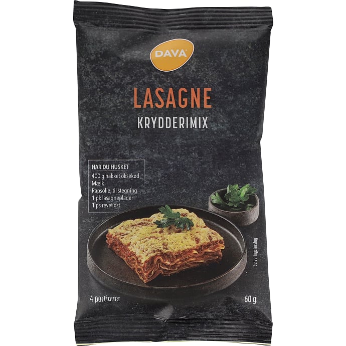 Dava Lasagne Krydderimix
