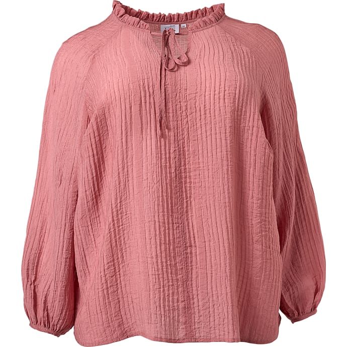 VRS Jackie Dame Bluse Raglan Ærmer Rosa