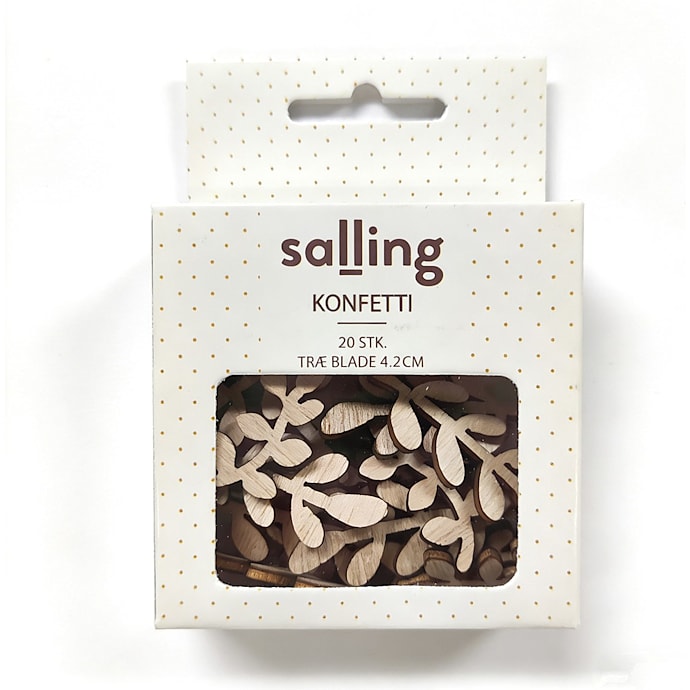 Salling Konfetti træblade