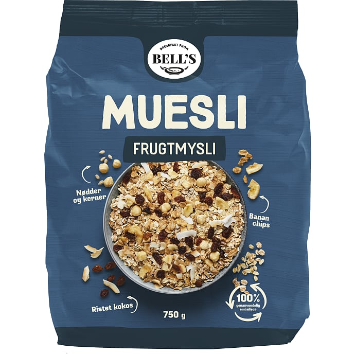 BFB Müsli m. rosiner, kokos og banan