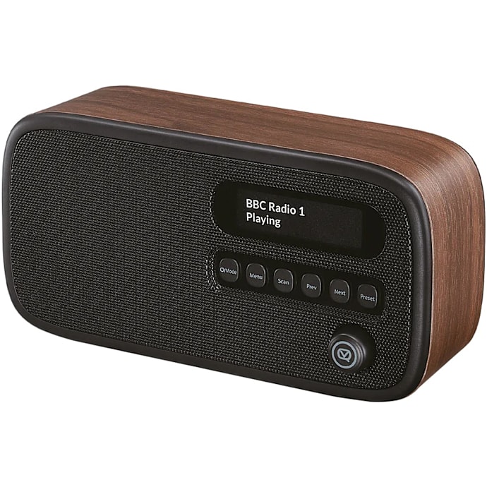 VQ Dexter DAB+/FM radio valnød