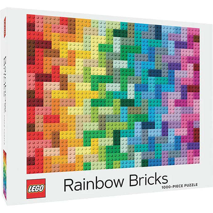 LEGO Regnbue brikker puslespil - 1000 brikker – produktbillede