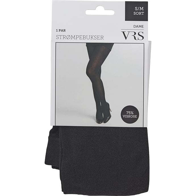 VRS Woman strømpebukser L/XL sort