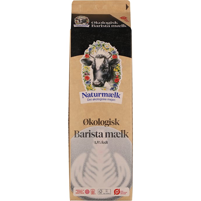 Baristamælk 1,5% fedt øko