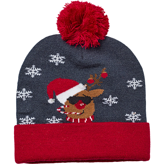 VRS unisex hue med LED lys str. onesize - sort