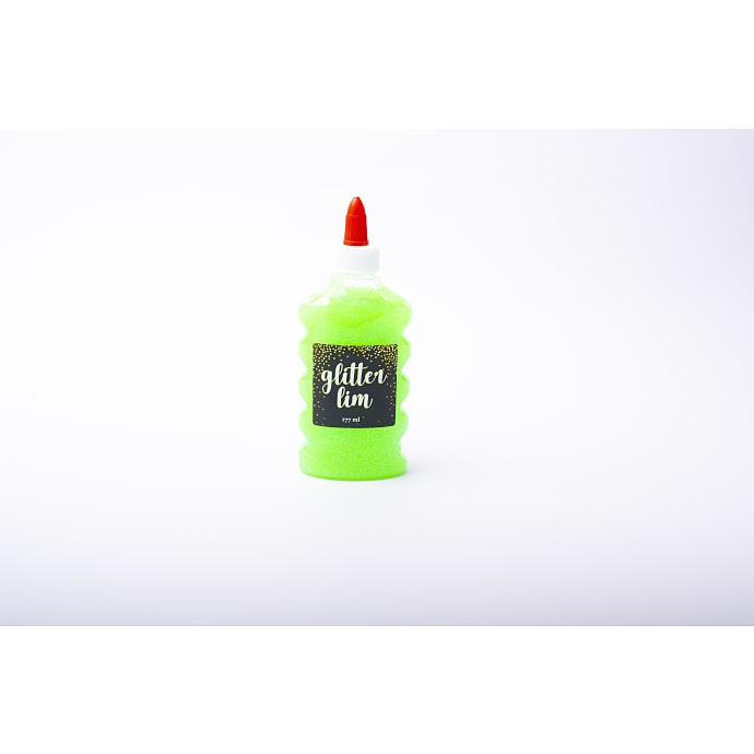 Glitter lim - 177ml grøn laser