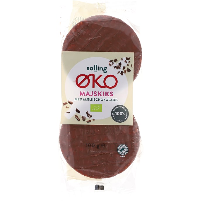 Salling ØKO Majskiks med mælkechokolade øko