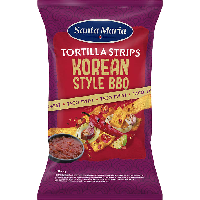 Tortilla m. korean style BBQ – produktbillede