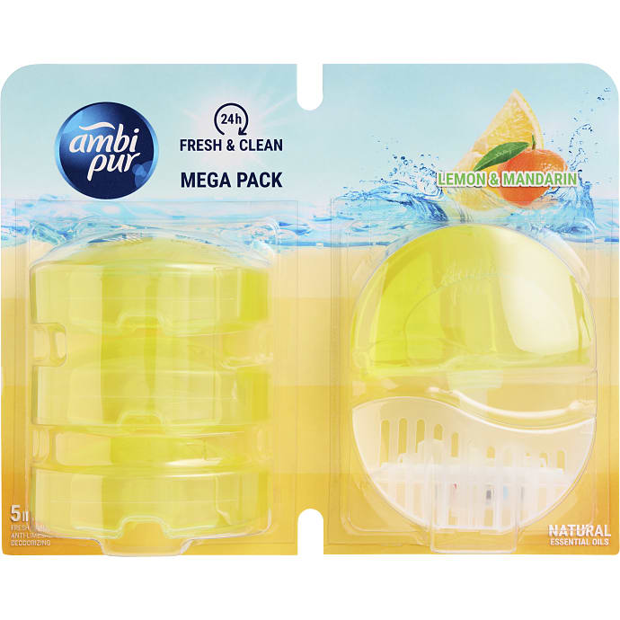 Ambi Pur Toiletblok m. refill citron mandarin