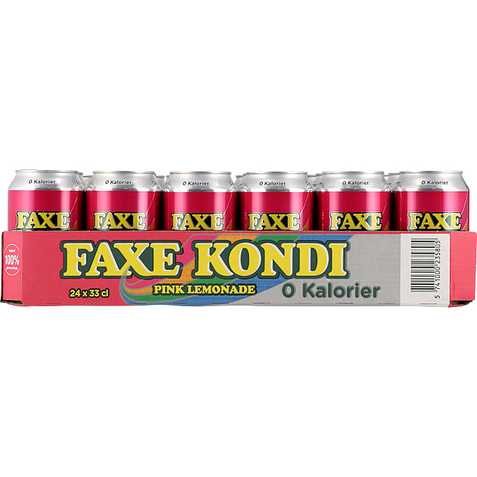 Faxe Kondi Pink Lemonade 0 kalorier
