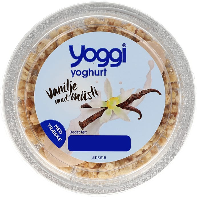 Yoghurt m. vanilje og müsli 2,3% fedt