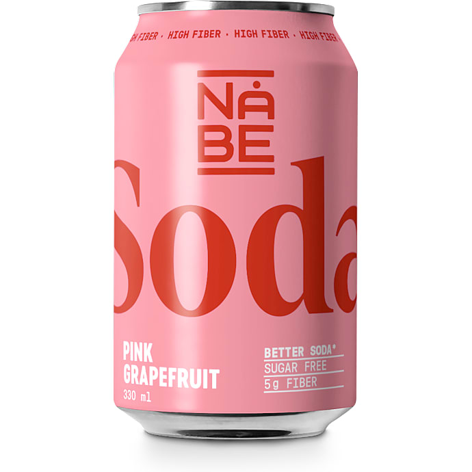 Nåbe Soda Pink Grapefruit sukkerfri
