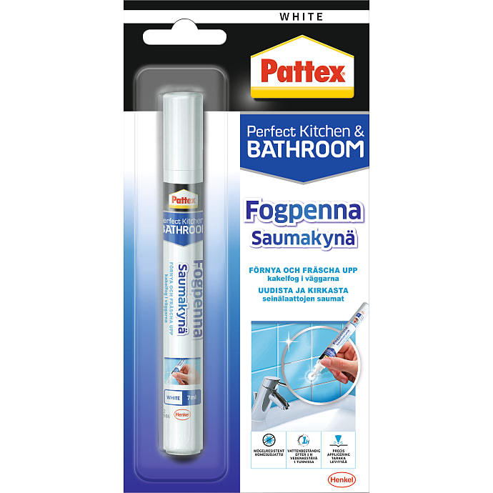 Pattex fugepen - hvid