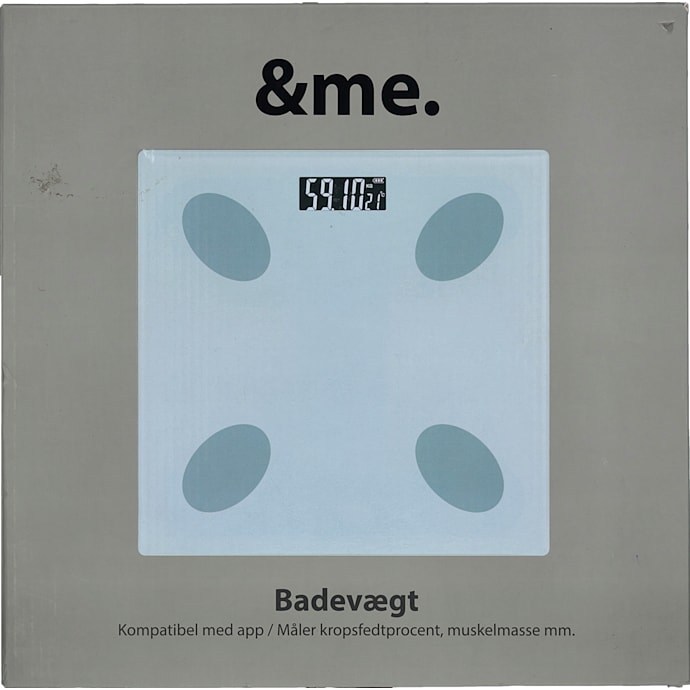 &me badevægt- hvid