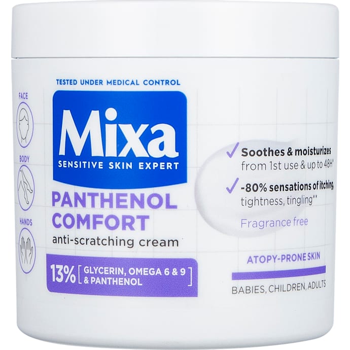 Panthenol Comfort Anti-Scratching bodylotion m. glycerin, omega 6 & 9 og panthenol