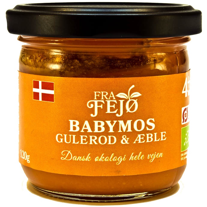 Frugtmos m. gulerod og æble fra 4 mdr. øko