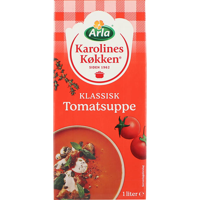 Tomatsuppe m. timian